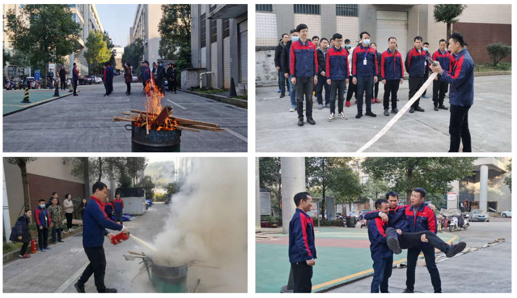 我司举行“精英消防，守护平安”月度消防综合演练活动