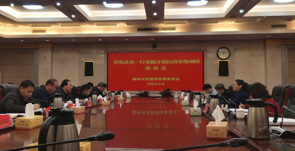 我司参加市发改委主办的经济工作座谈会