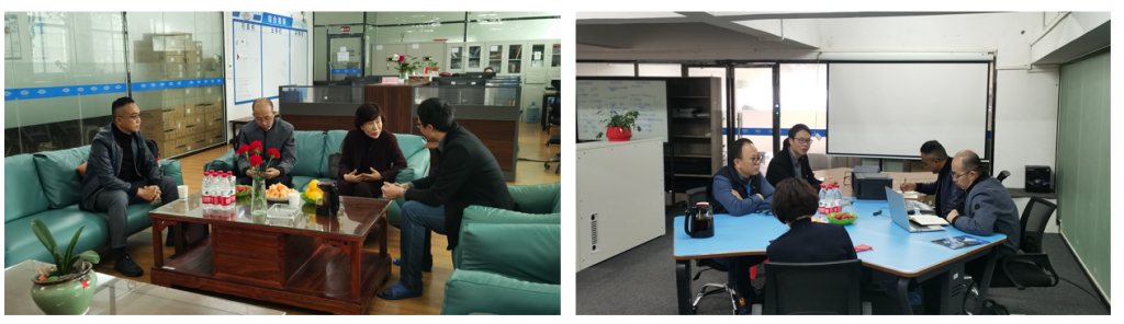 天活松林光学（广州）公司林瞳一行来阿秒光学走访指导